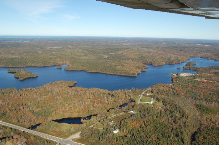 Immobilien Kanada Flug Salmon Lake Oktober 2013 (1)